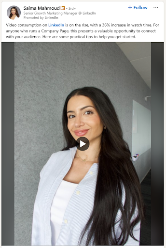 Salma Mahmoud, Senior Growth Marketing Manager at LinkedIn