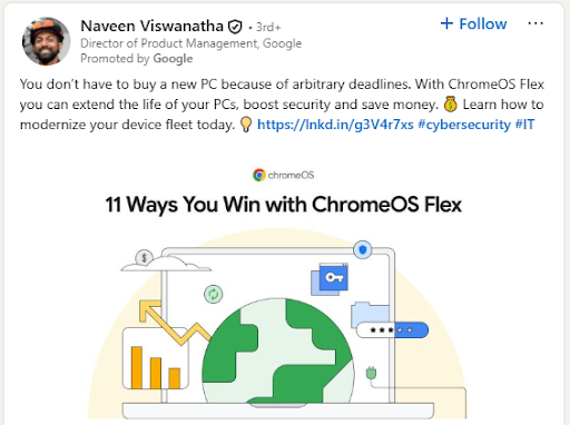 Naveen Viswanatha, Director of Product Management at Google