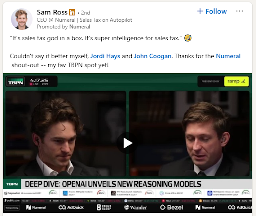 Sam Ross, CEO at Numeral